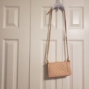 Forever 21 Pink and Gold Handbag